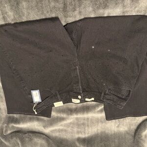 24 Universal Thread 90’s Baggy Black Sparkle Jeans Comfort Stretch